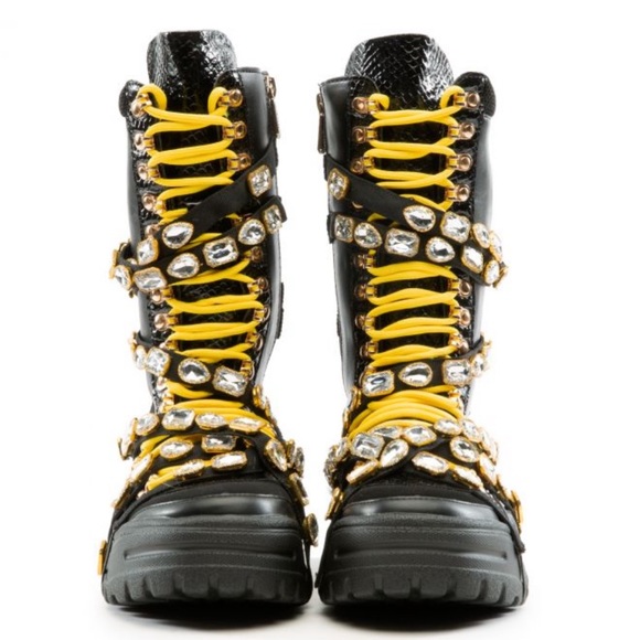 Last sizes Richgirl Bling Sneaker Boot - Picture 2 of 5